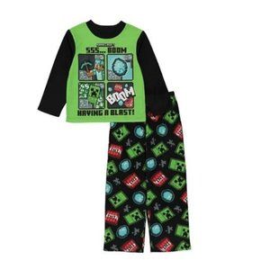 Minecraft "Having A Blast" Top & Pants Pajama Set
